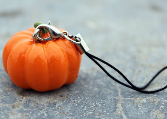 Pumpkin keychain