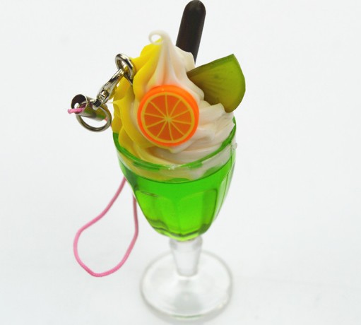 Mini ice cream keychain