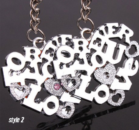 Creative Heart Couple keychains