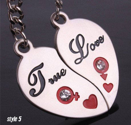 Open your heart Couple keychains