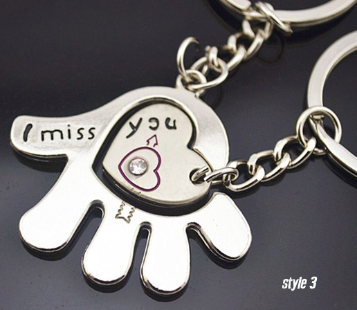 Open your heart Couple keychains