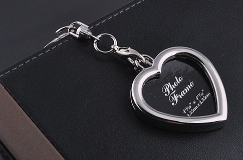 DIY photo frame keychain