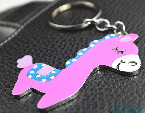 Cartoon horse keychain