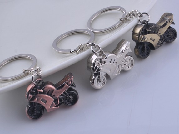 Motorcycle alloy keychain
