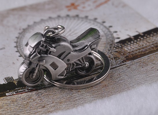 Motorcycle alloy keychain