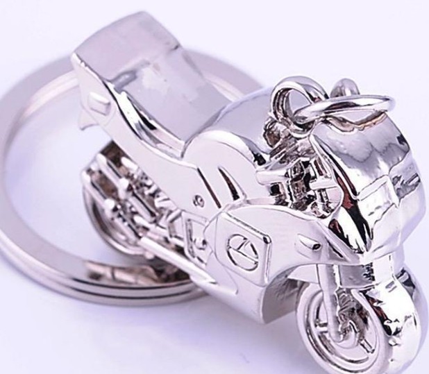 Motorcycle alloy keychain