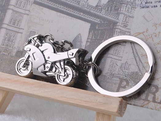 Motorcycle alloy keychain