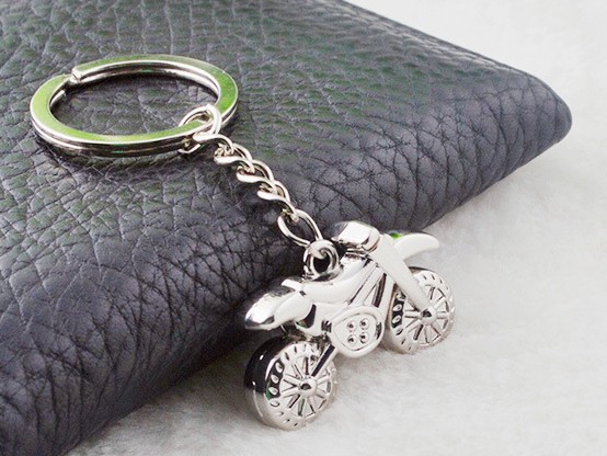 Off-road motorcycle keychain