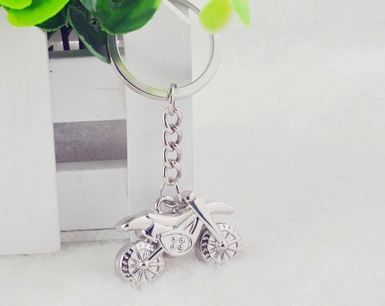 Off-road motorcycle keychain