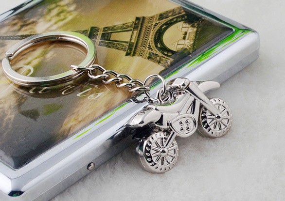Off-road motorcycle keychain