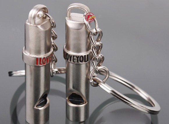Whistle Couple Keychains