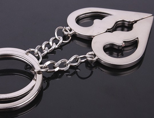 footprints of love Couple Keychains