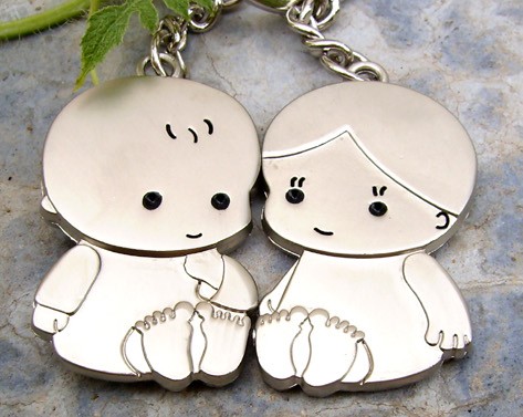 Baby Couple Keychains