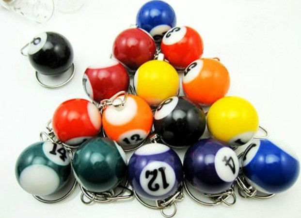 Mini Billiards keychain