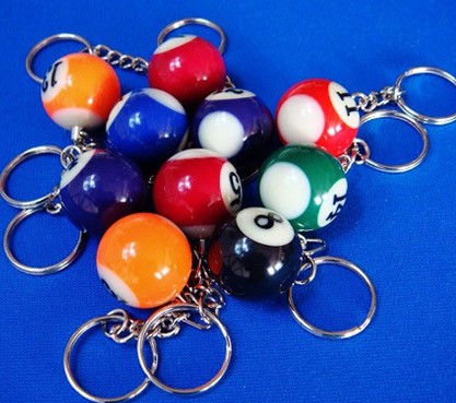 Mini Billiards keychain
