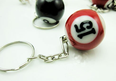 Mini Billiards keychain