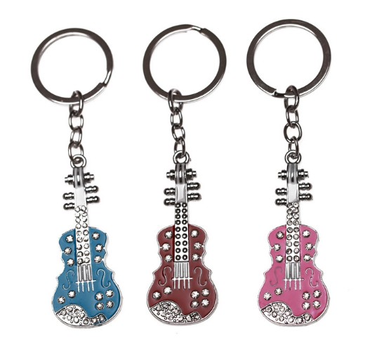 Cello alloy keychain
