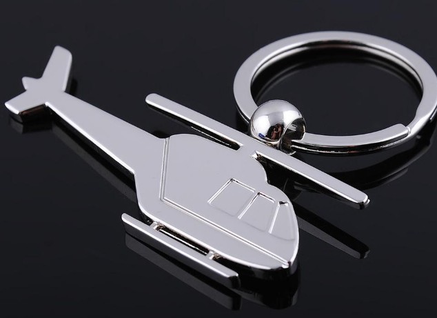 Helicopter keychain