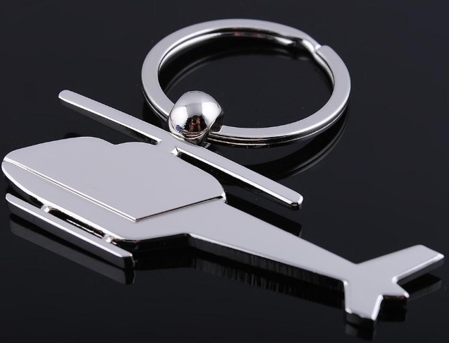 Helicopter keychain