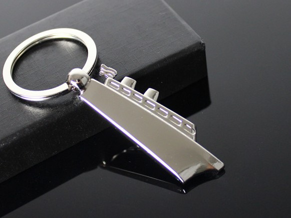Steamship keychain