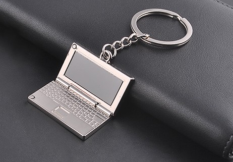 Foldable laptop keychain