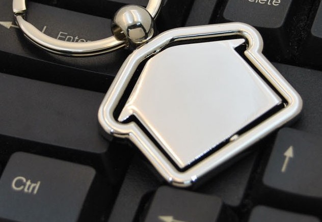 Creative house keychain