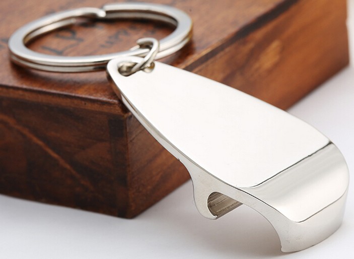 Alloy bottle opener keychain