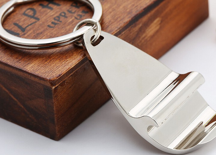 Alloy bottle opener keychain