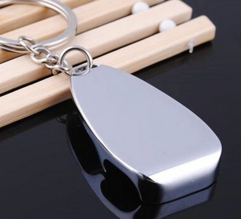 Alloy bottle opener keychain