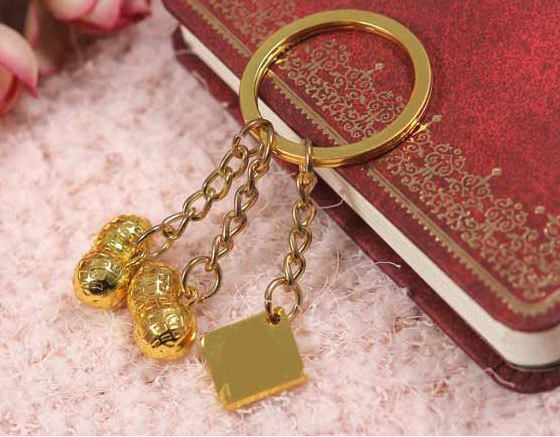 Golden Peanut keychain