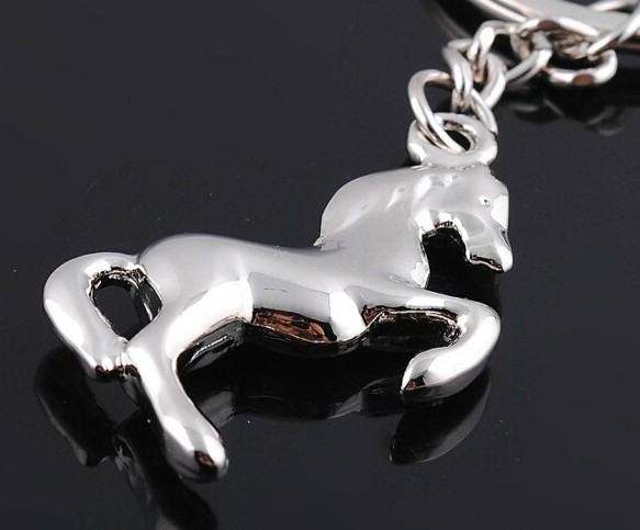 Alloy horse keychain