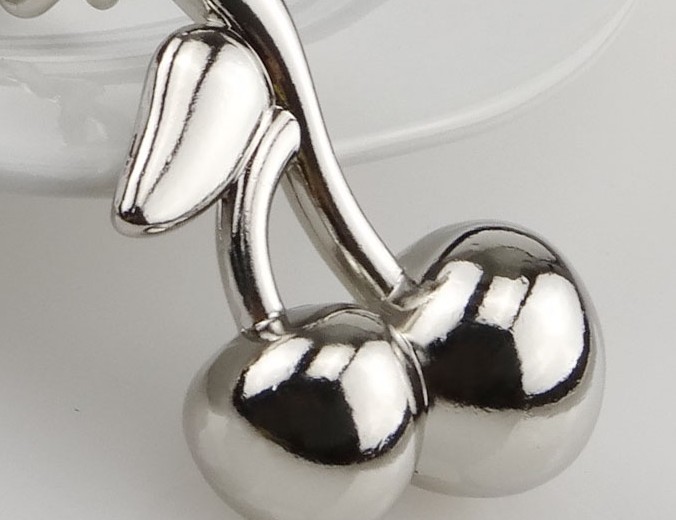 Cherry fruit keychain