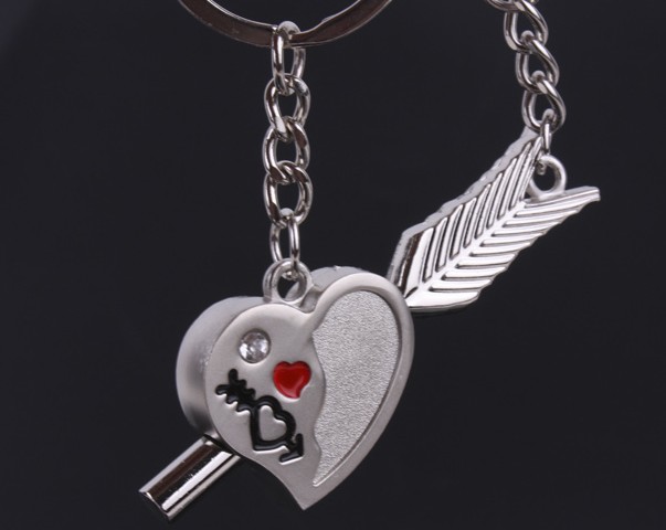 Love's Arrow Couple Keychains
