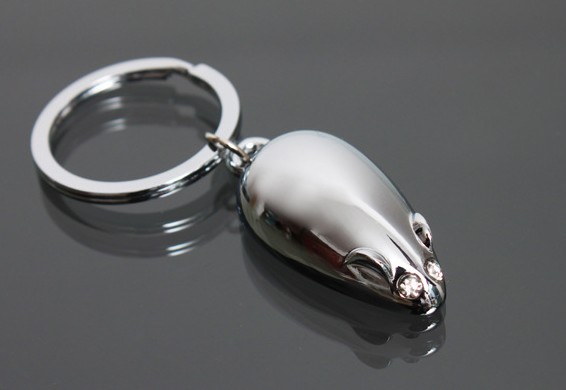 Alloy Mouse keychain