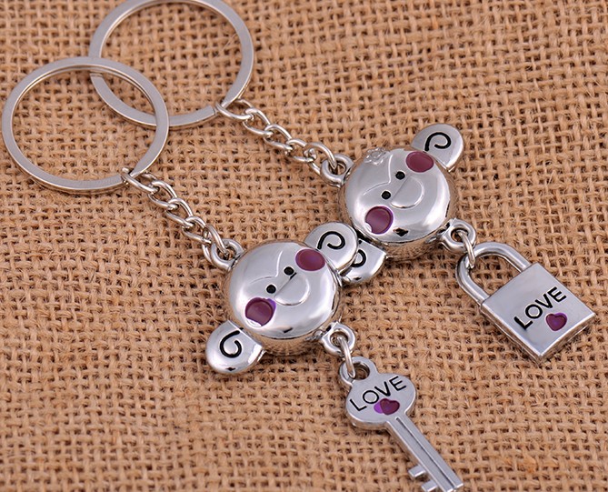 Mouth monkey lovers keychains