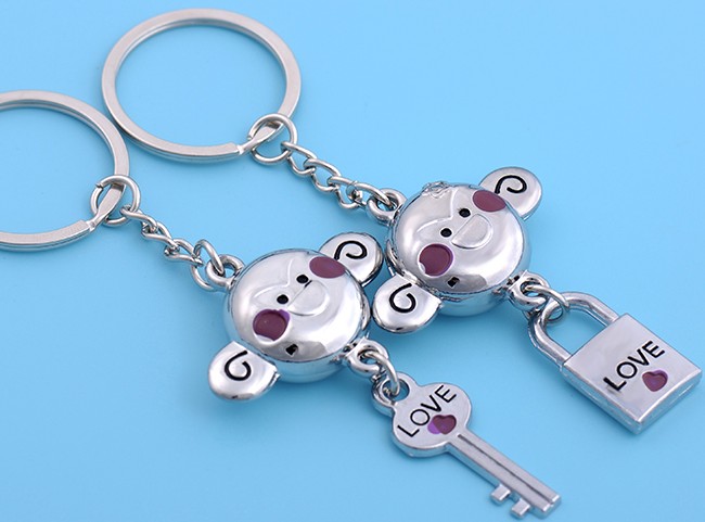 Mouth monkey lovers keychains