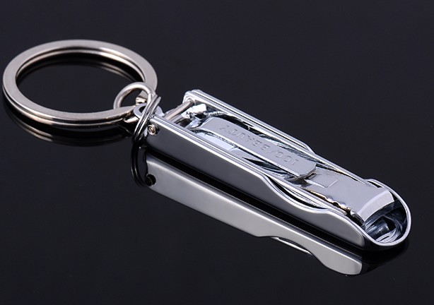 Alloy nail clipper Keychain