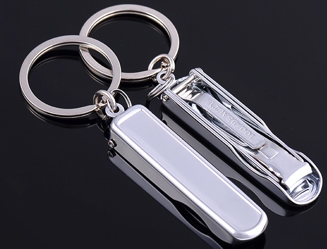 Alloy nail clipper Keychain