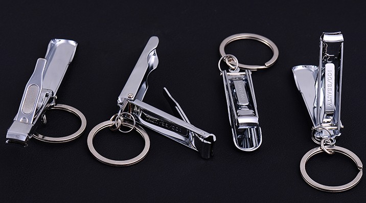 Alloy nail clipper Keychain