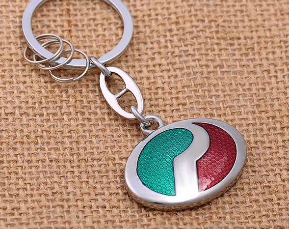 New Energy alloy keychain