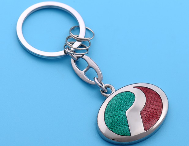 New Energy alloy keychain
