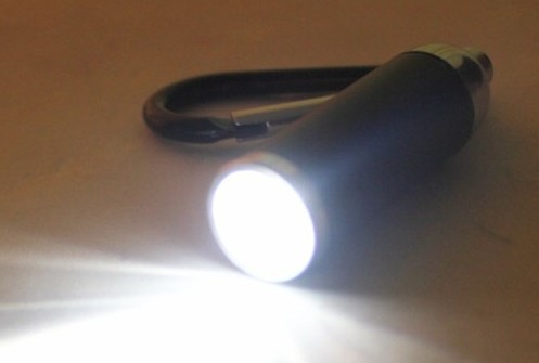 Variable focus Mini Flashlight keychain