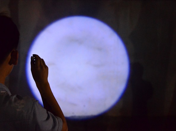 Waterproof LED Flashlight keychain