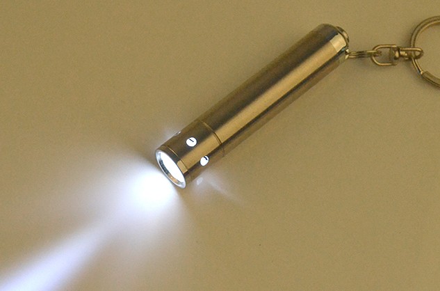 6.6cm LED Flashlight keychain