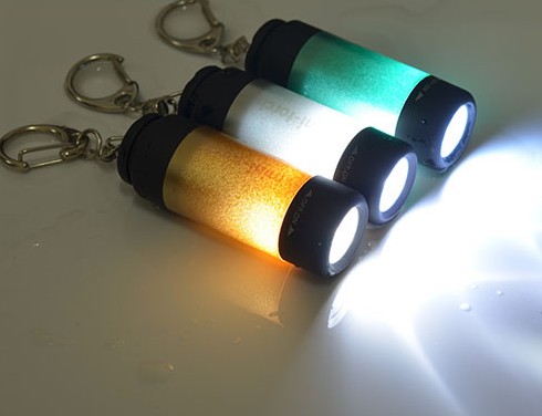 Rechargeable LED Flashlight keychain