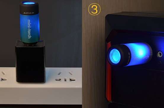 Rechargeable LED Flashlight keychain