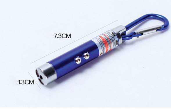 3 in 1 Multifunction laser pointer keychain