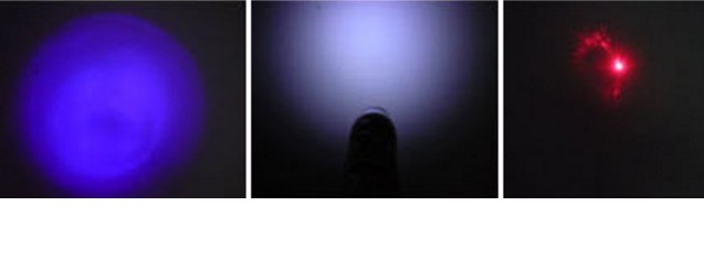 3 in 1 Multifunction laser pointer keychain