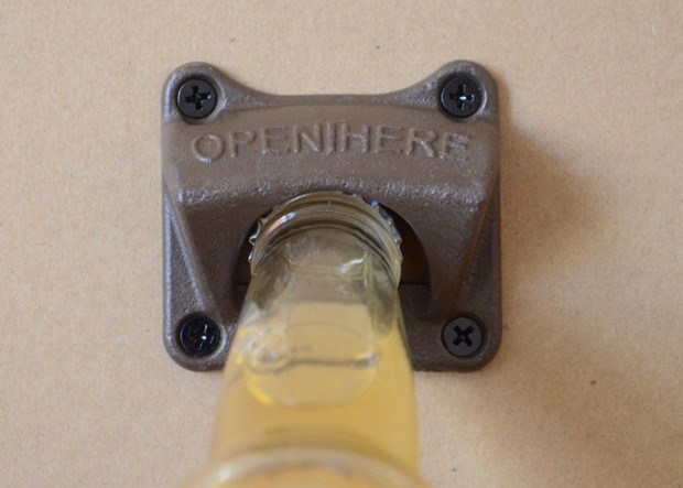 Retro fixed style bottle opener