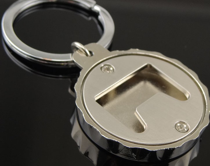 Creative Alloy Bottle Opener Keychain